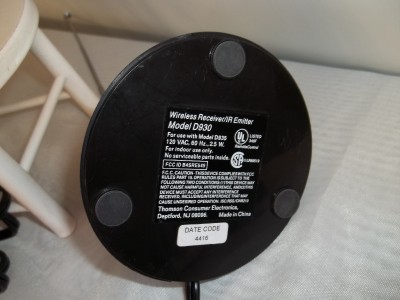 rca wireless receiver ir emitter model d930 manually